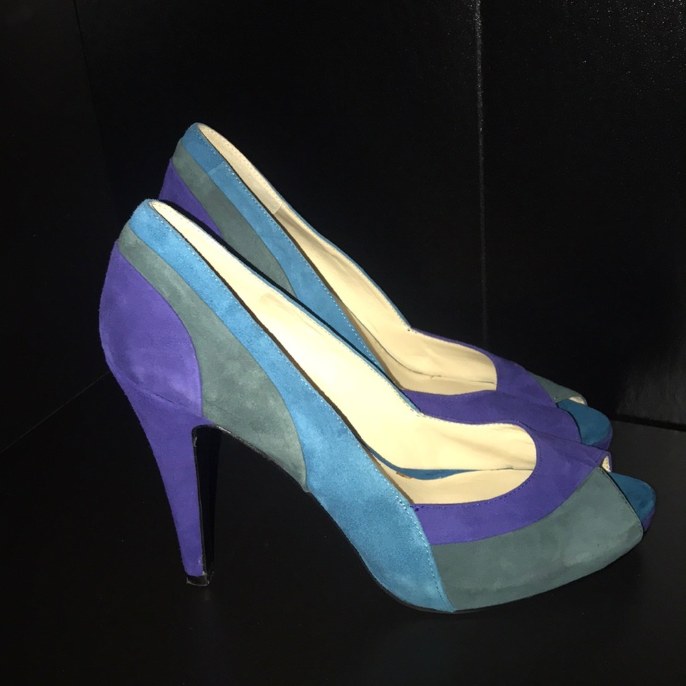 Blue & Purple Nine West Pumps